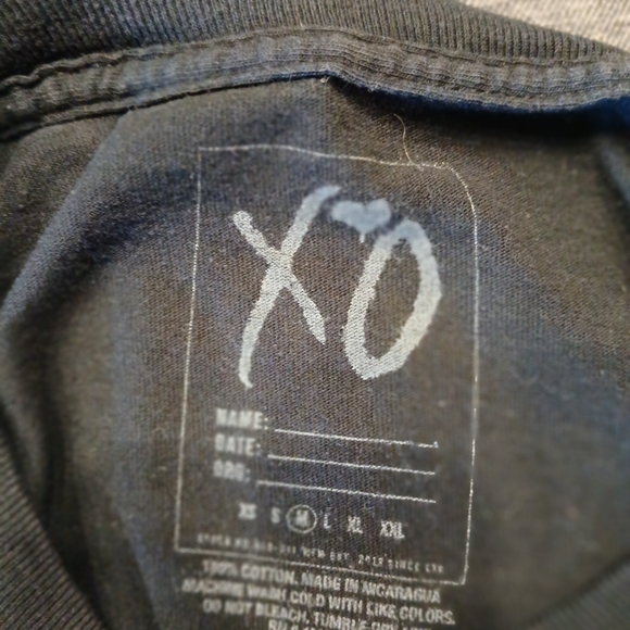 The Weeknd Starboy Long Sleeve Album Shirt Black Men’s Size Medium XO - Picture 9 of 9